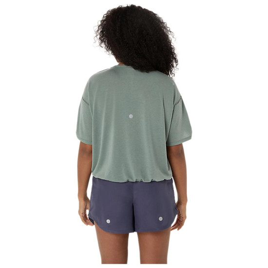 Asics Γυναικεία κοντομάνικη μπλούζα Nagino Run Adjustable SS Top